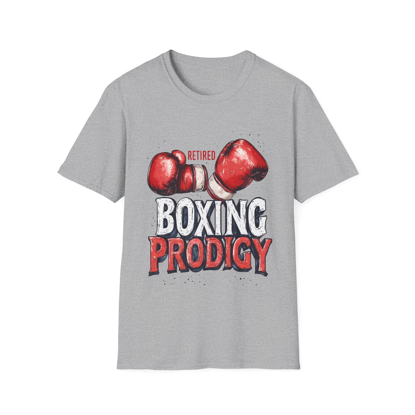 Retired Boxing Prodigy, Unisex Softstyle T-Shirt