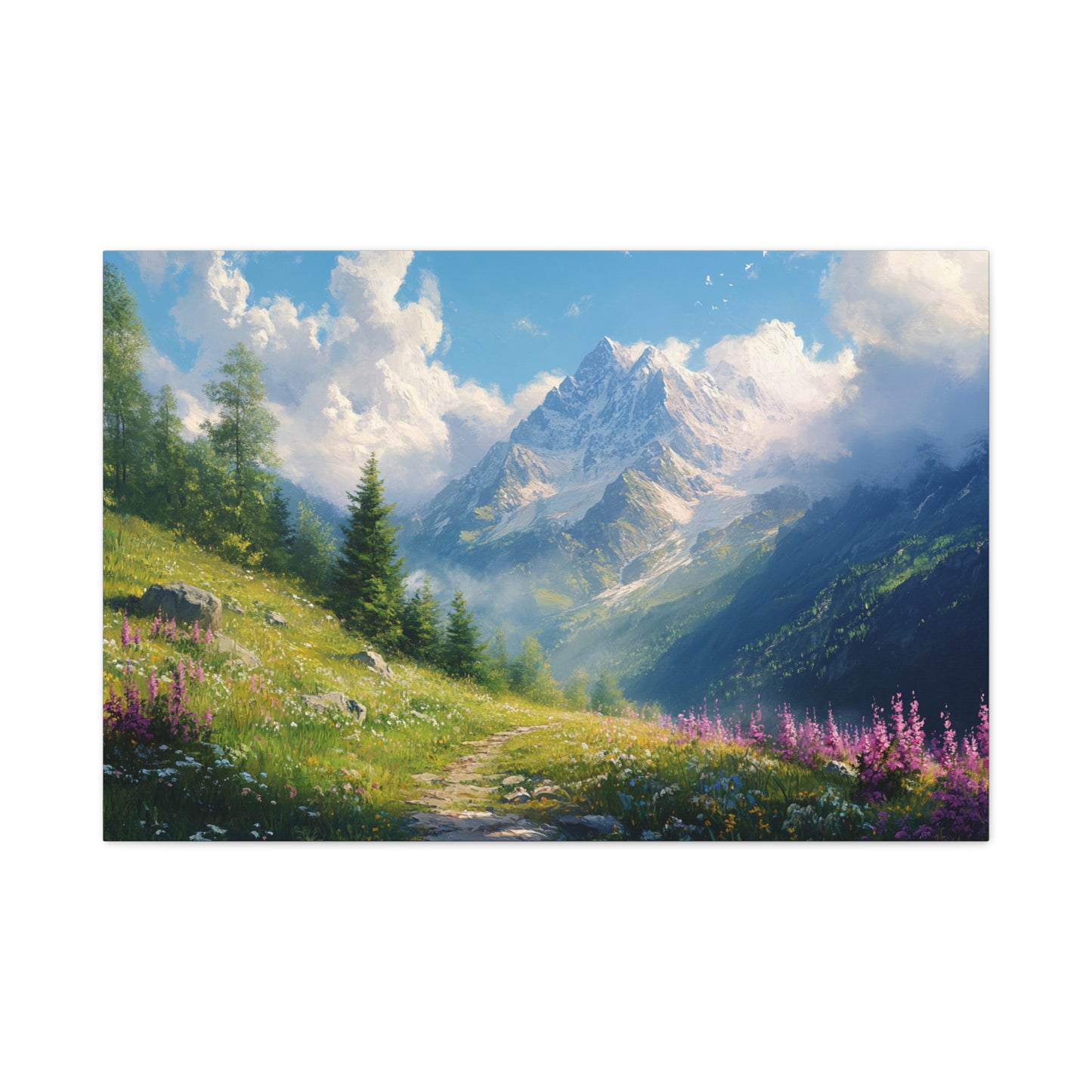 The Path Through The Mountains - Canvas