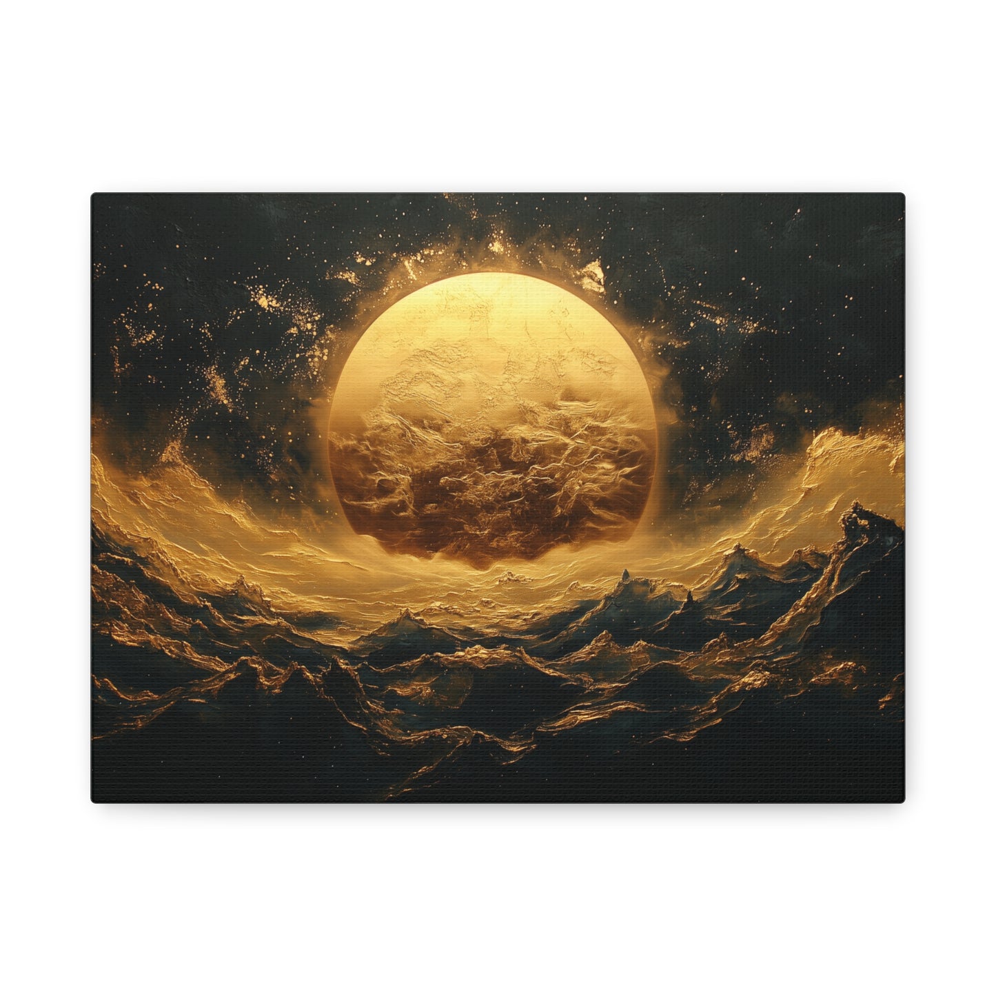 Gold Leaf Celestial View - Canvas