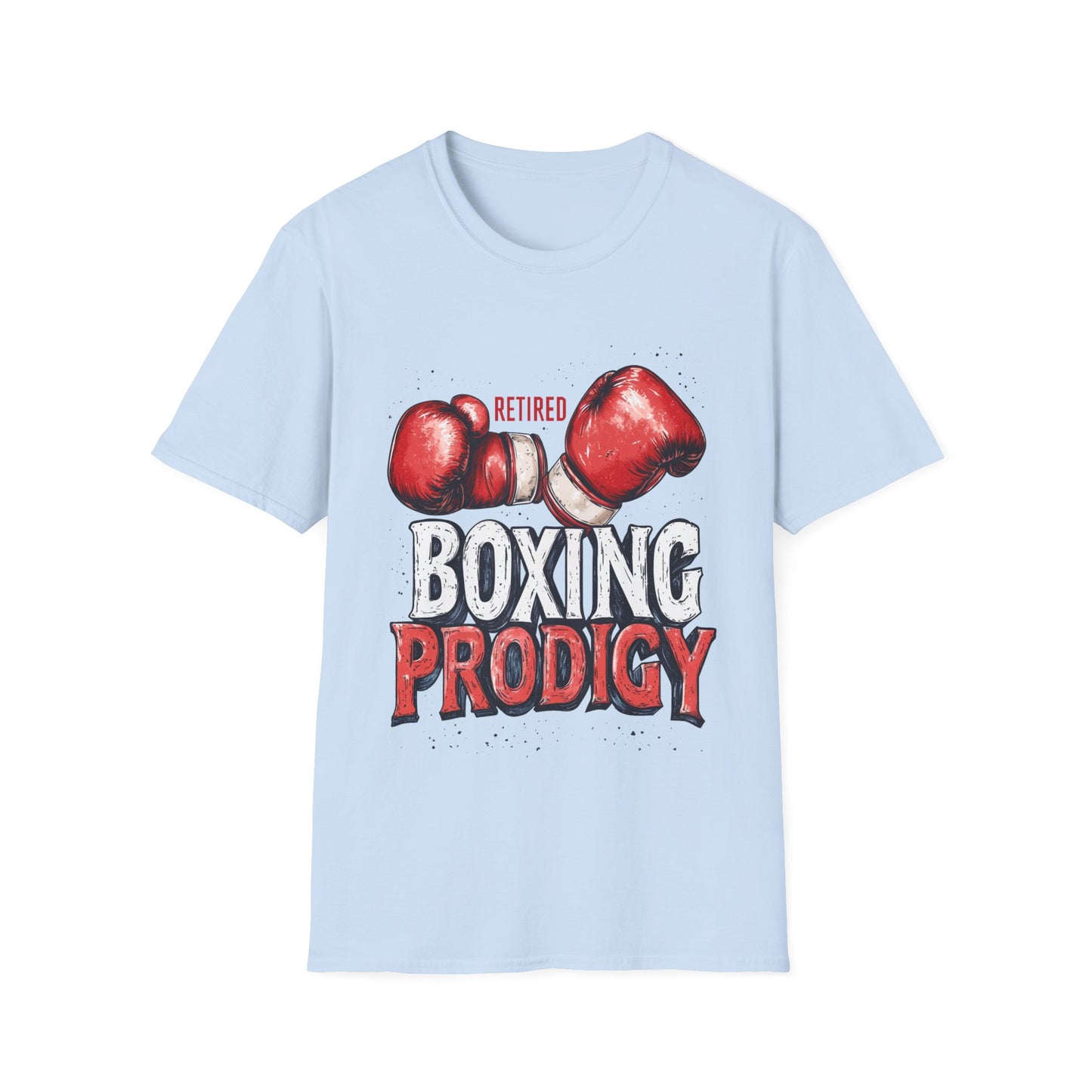 Retired Boxing Prodigy, Unisex Softstyle T-Shirt