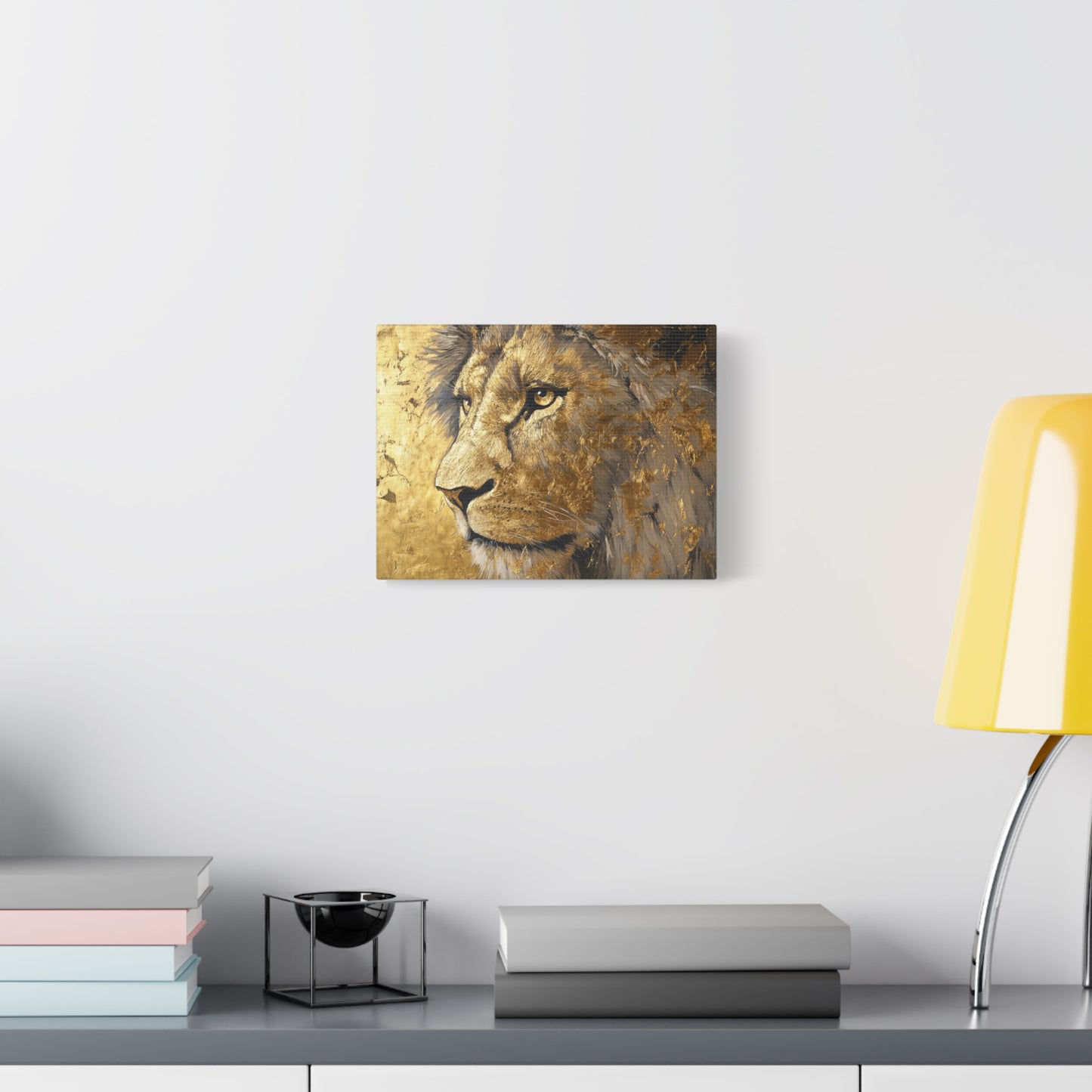 Gold Leaf Lion - Canvas