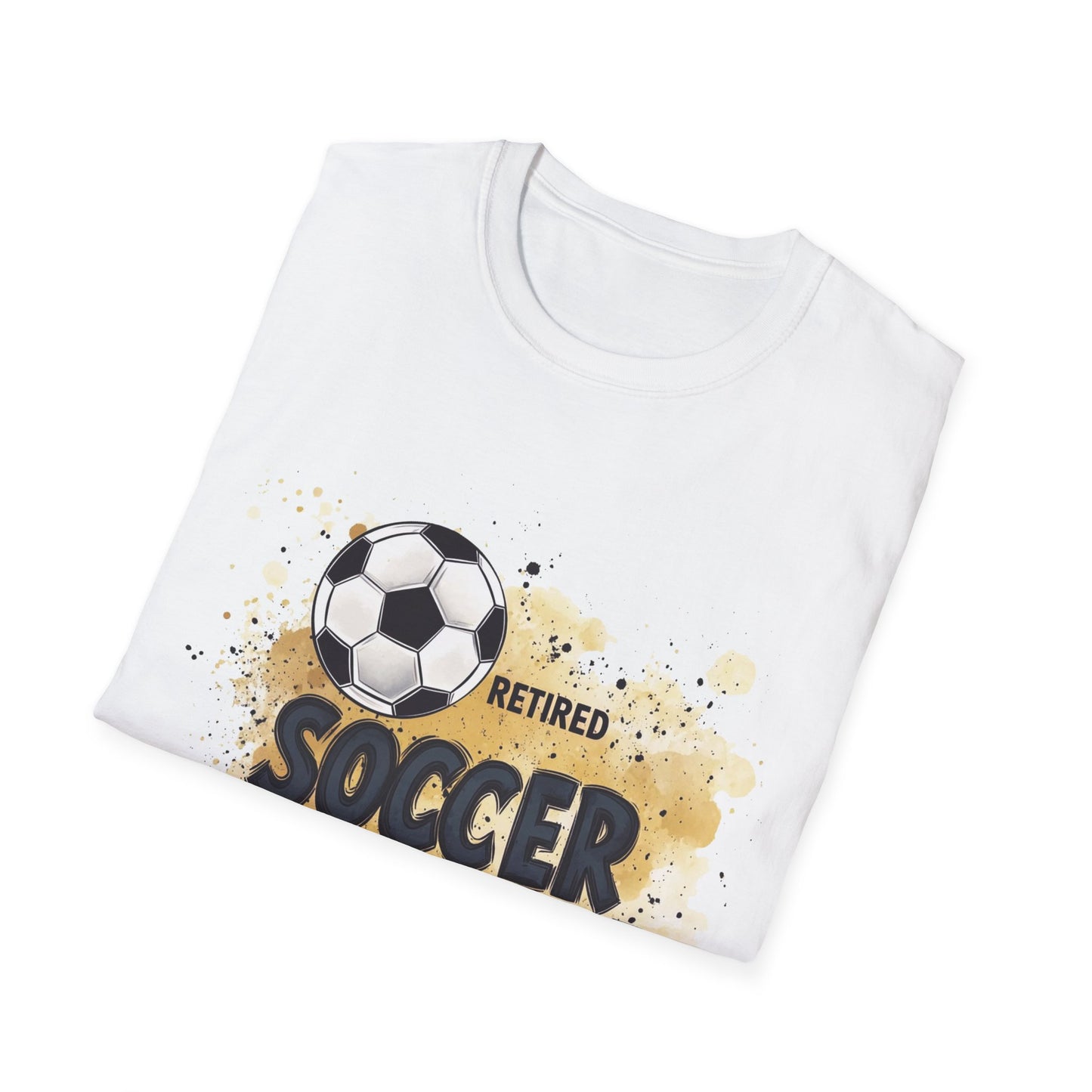 Retired Soccer Prodigy, Unisex Softstyle T-Shirt