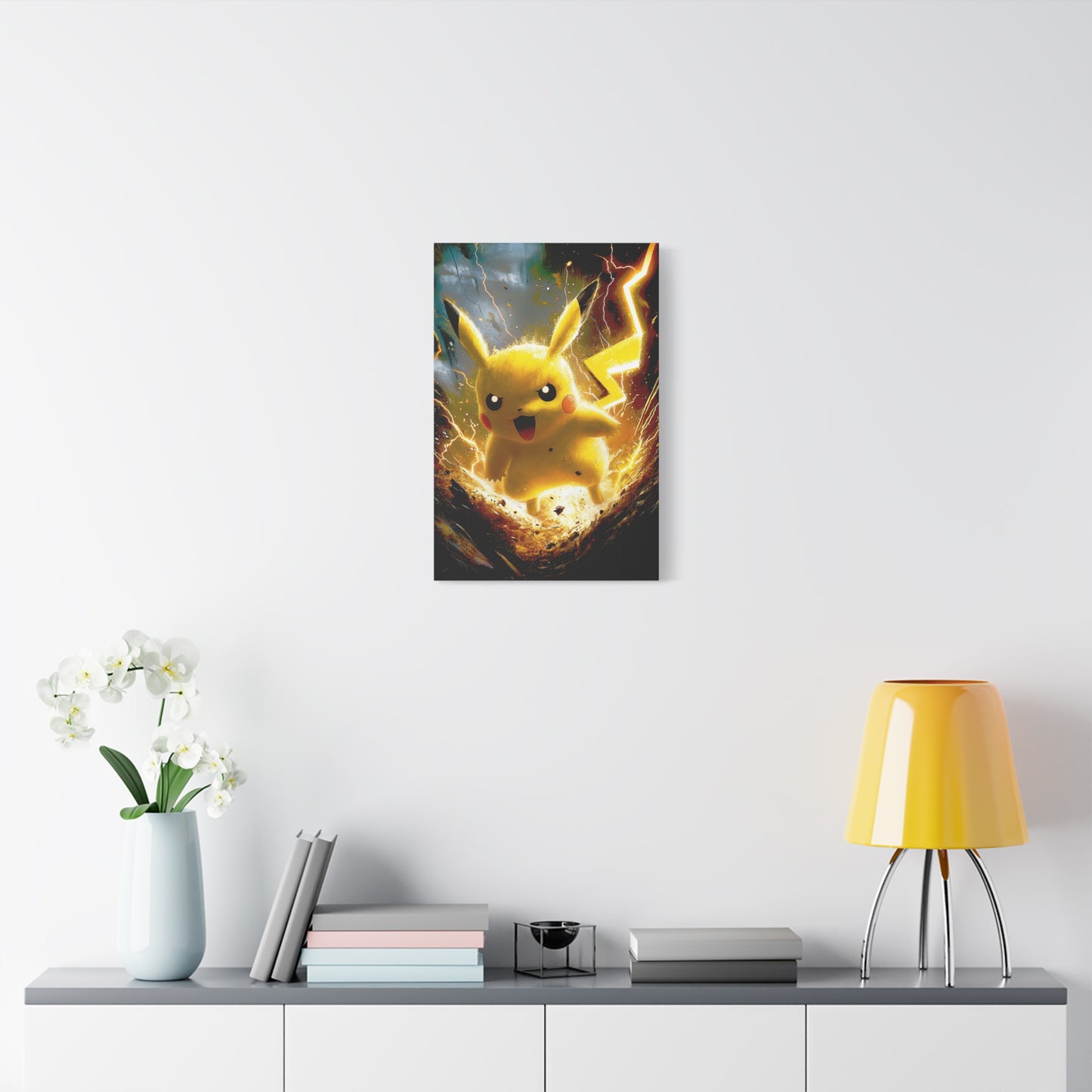 Lightning Mouse Thunderbolt Art - Canvas