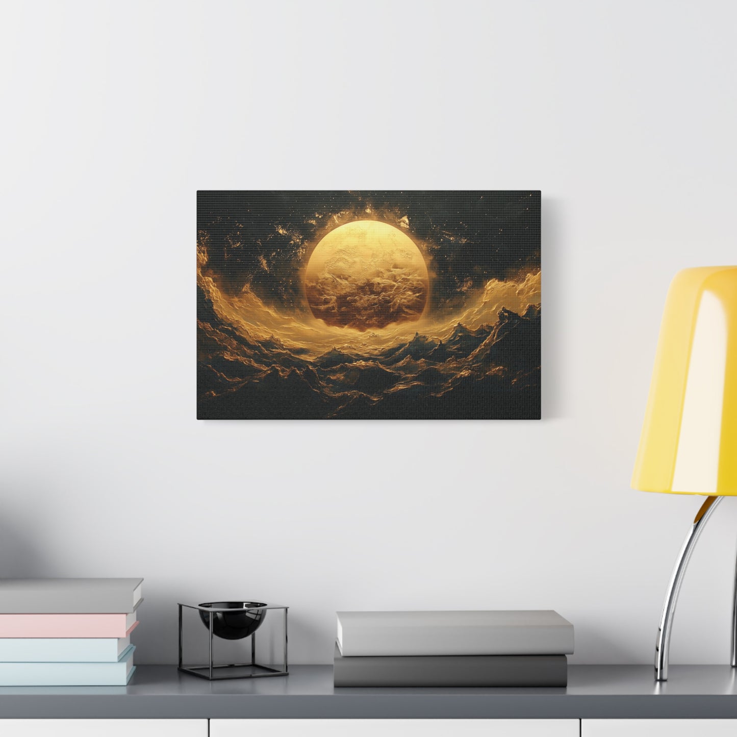 Gold Leaf Celestial View - Canvas