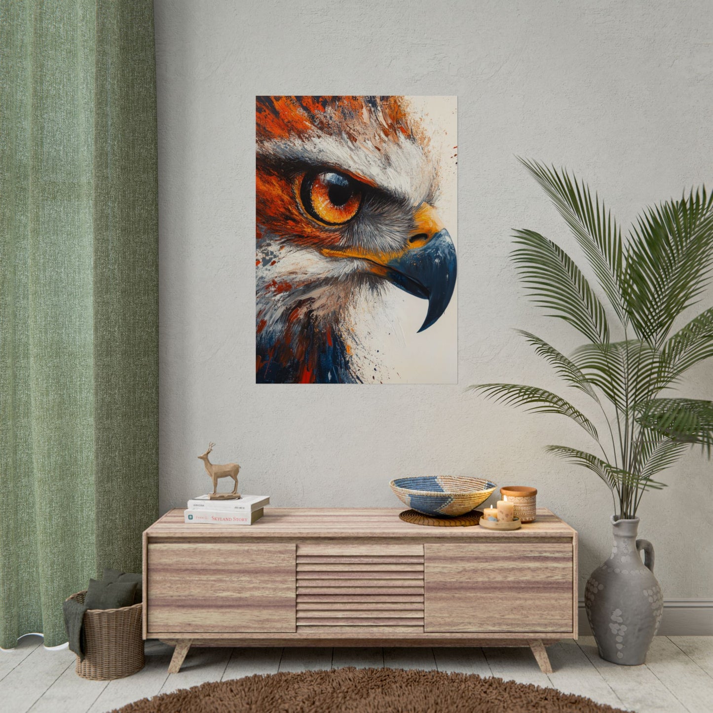 Abstract Eagle Art - Premium Art Print