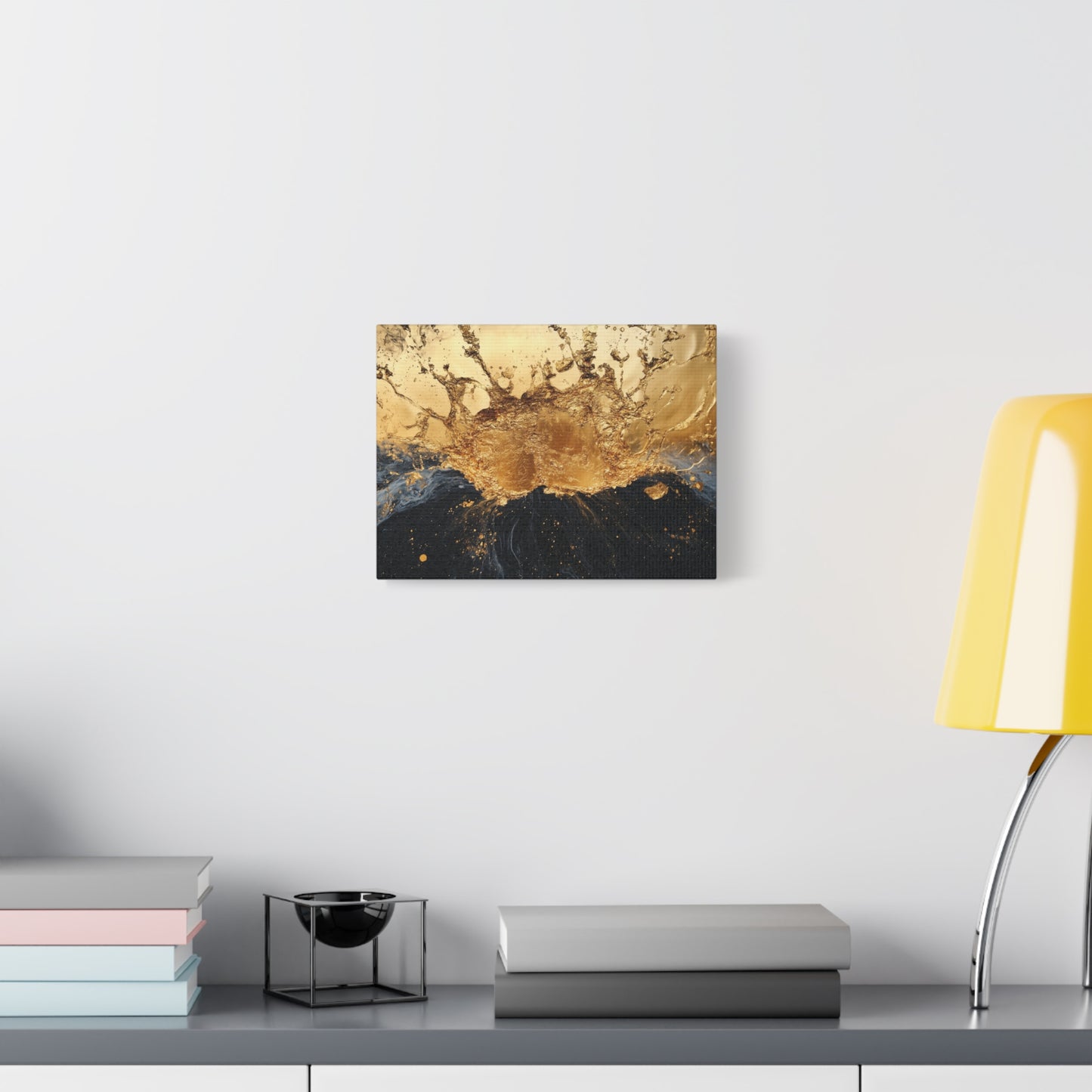 Gold Leaf Abstract Eruption - Canvas
