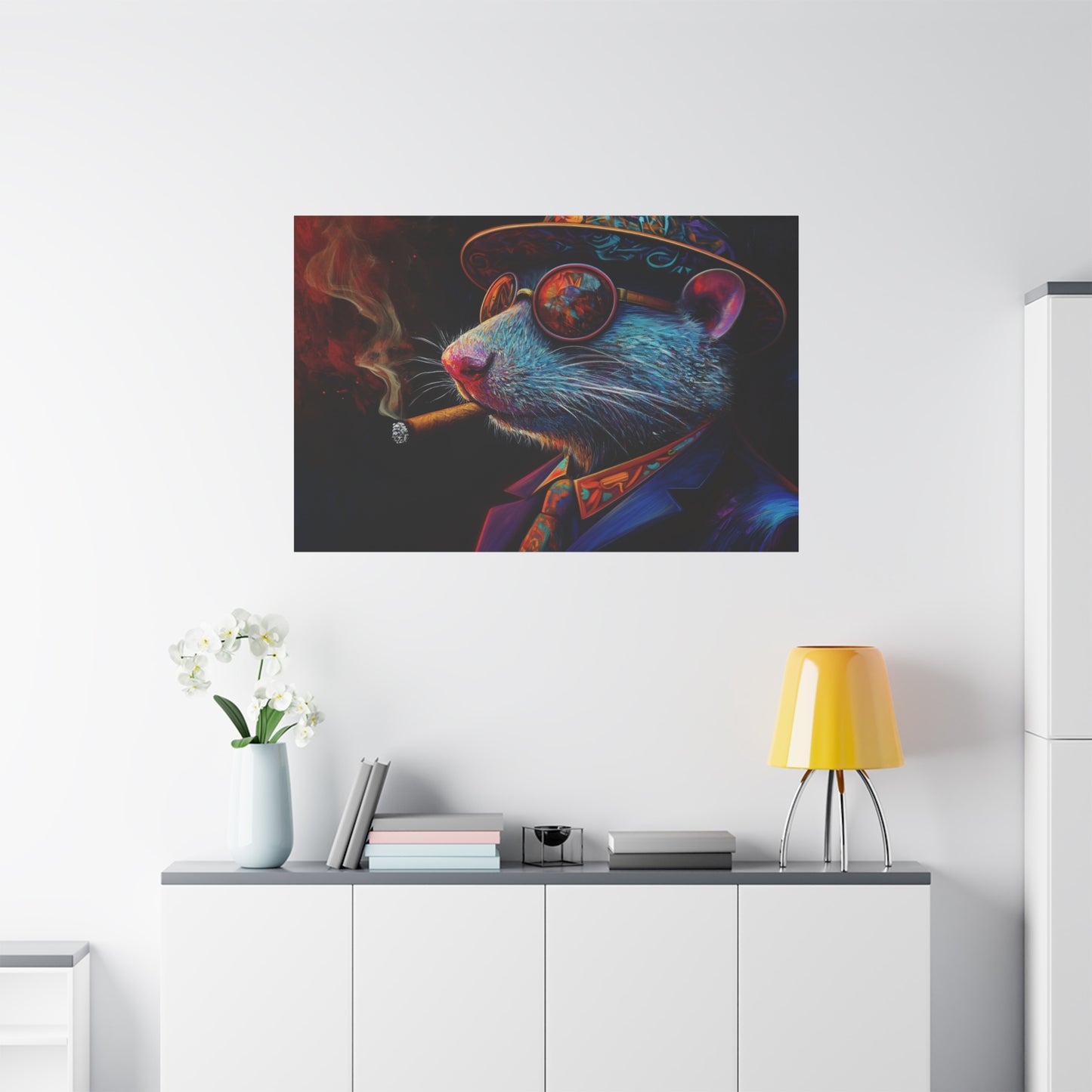 Gangster Rat Art - Canvas
