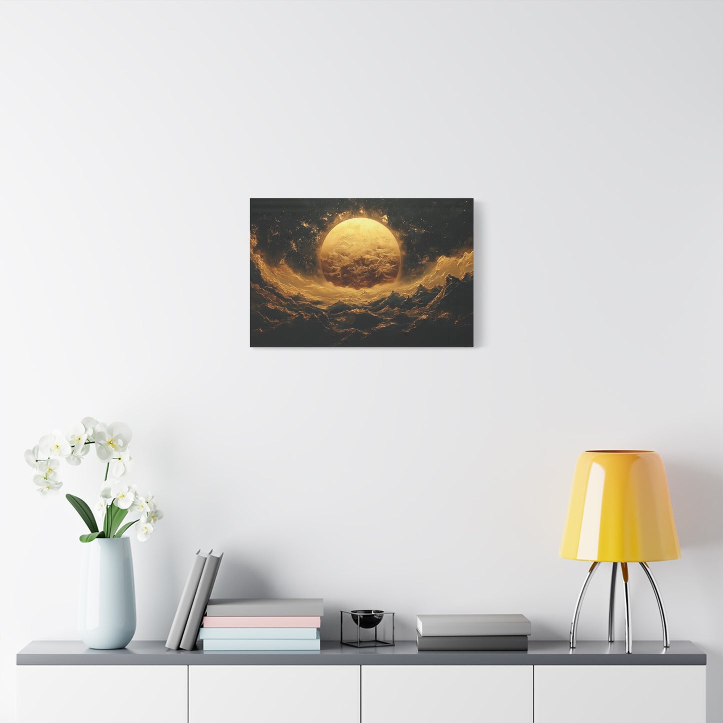 Gold Leaf Celestial View - Canvas