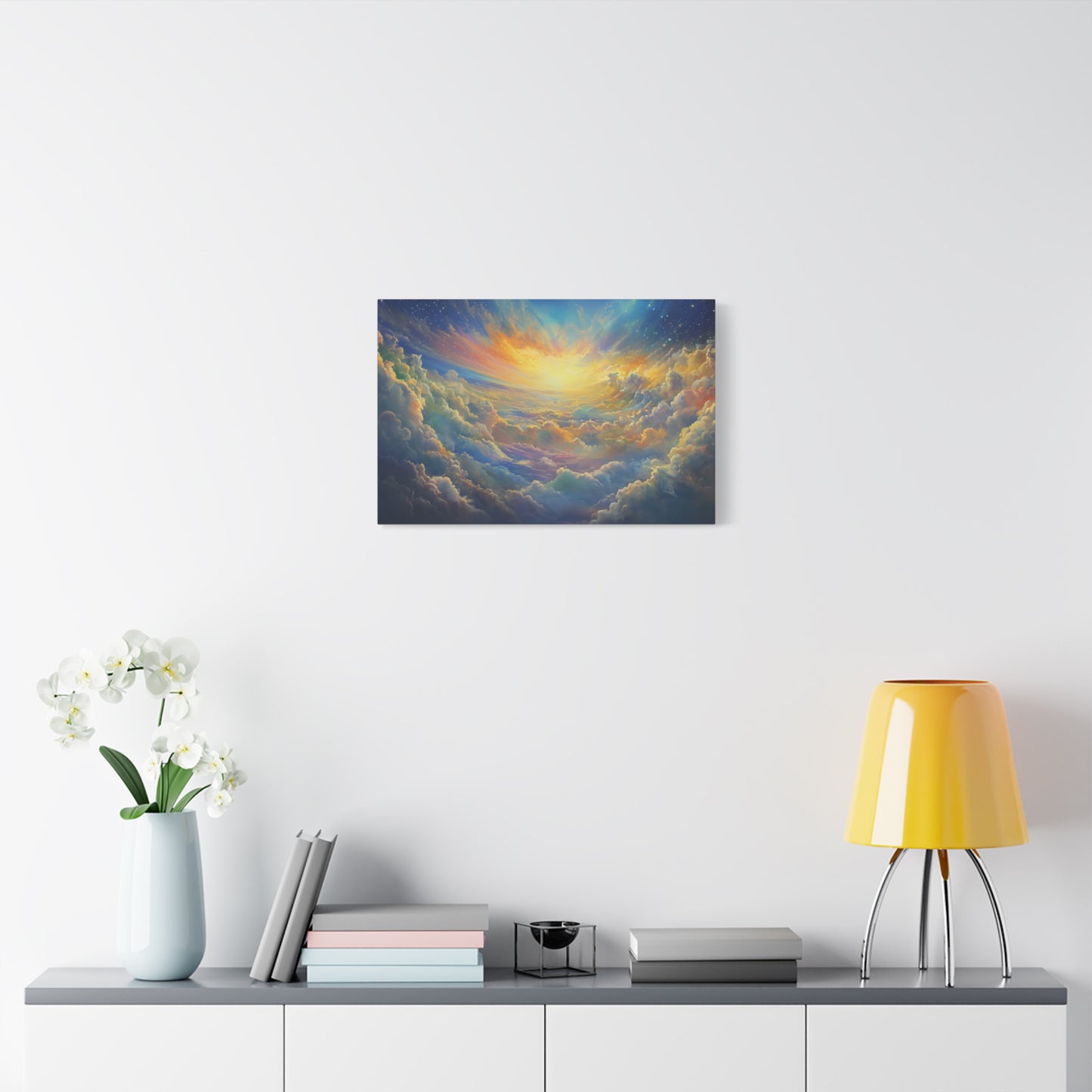 Serene Colorful Sky Art - Canvas
