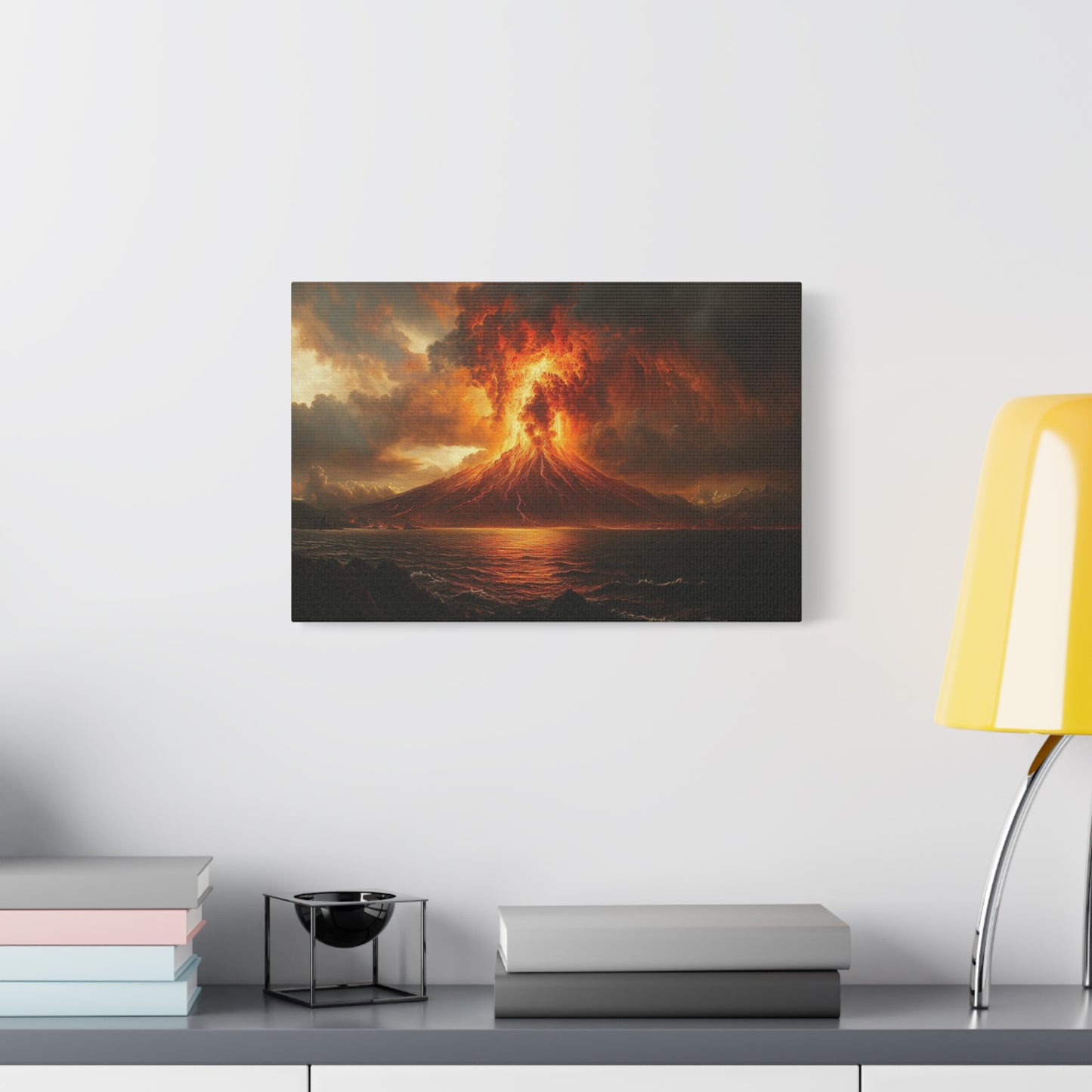 Volcanic Eruption Art - Canvas