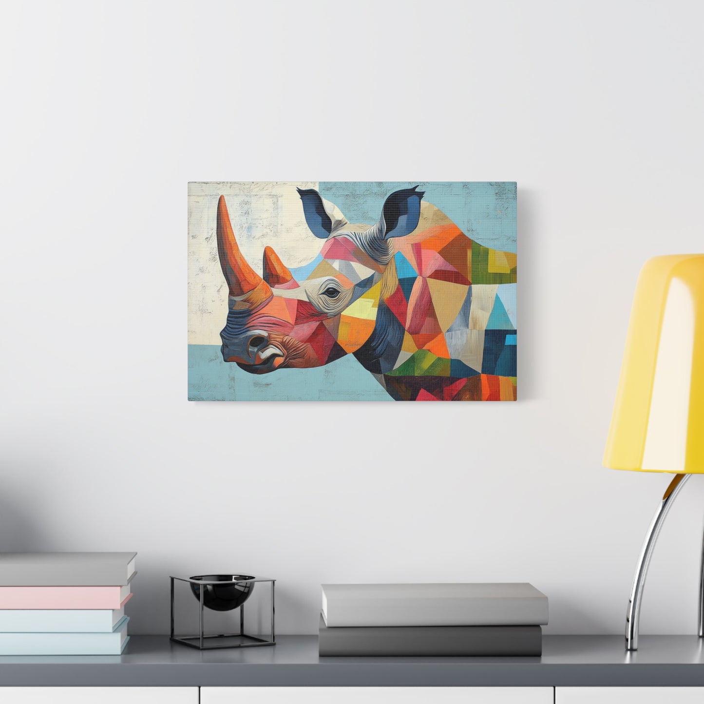 Abstract Rhino - Canvas
