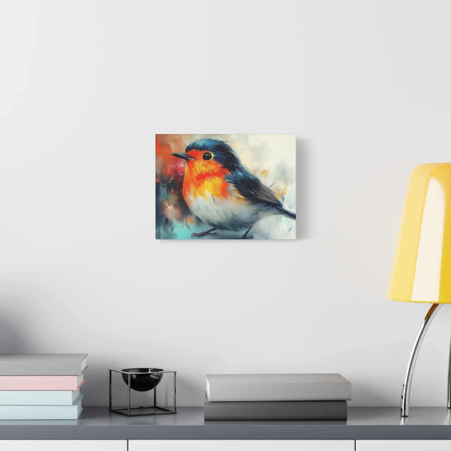 Red Breast Robin Art - Canvas