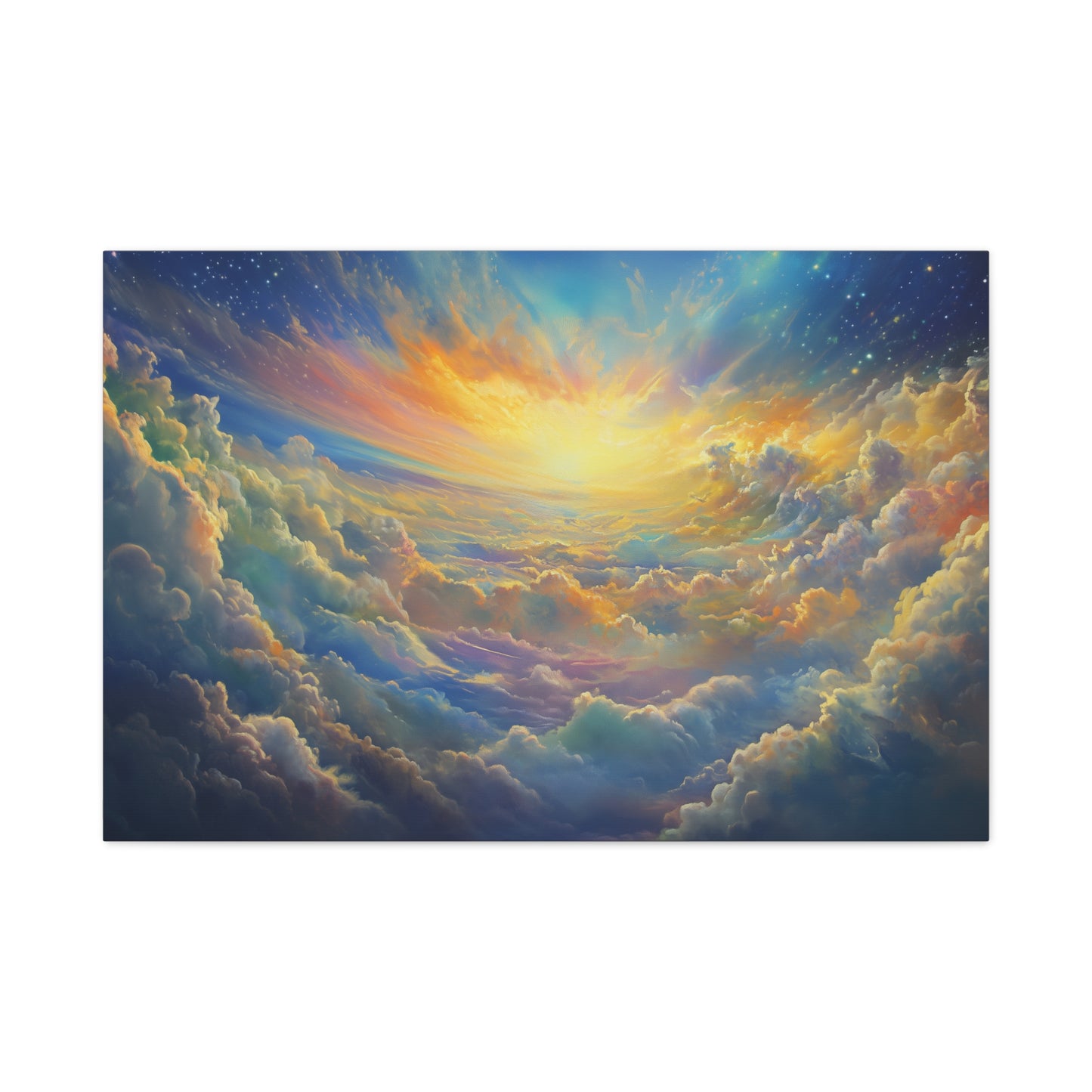 Serene Colorful Sky Art - Canvas