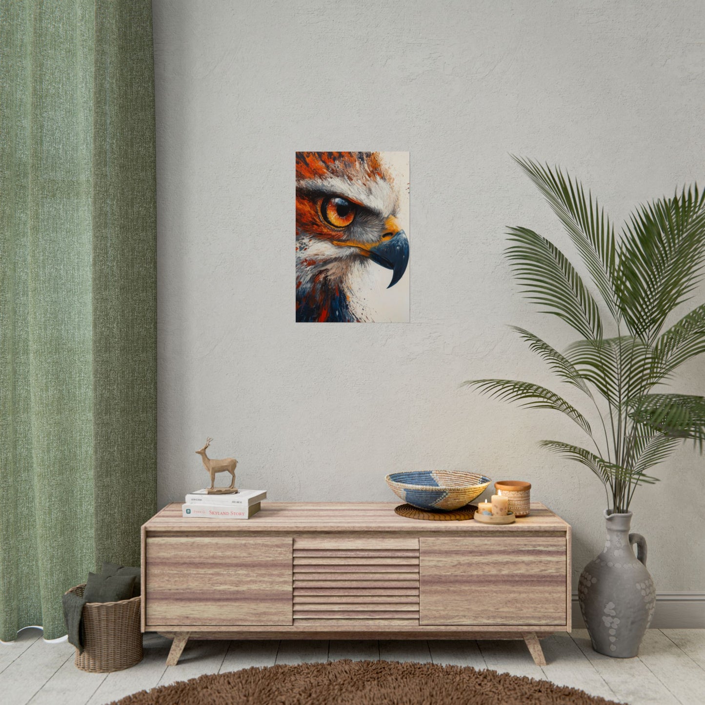 Abstract Eagle Art - Premium Art Print