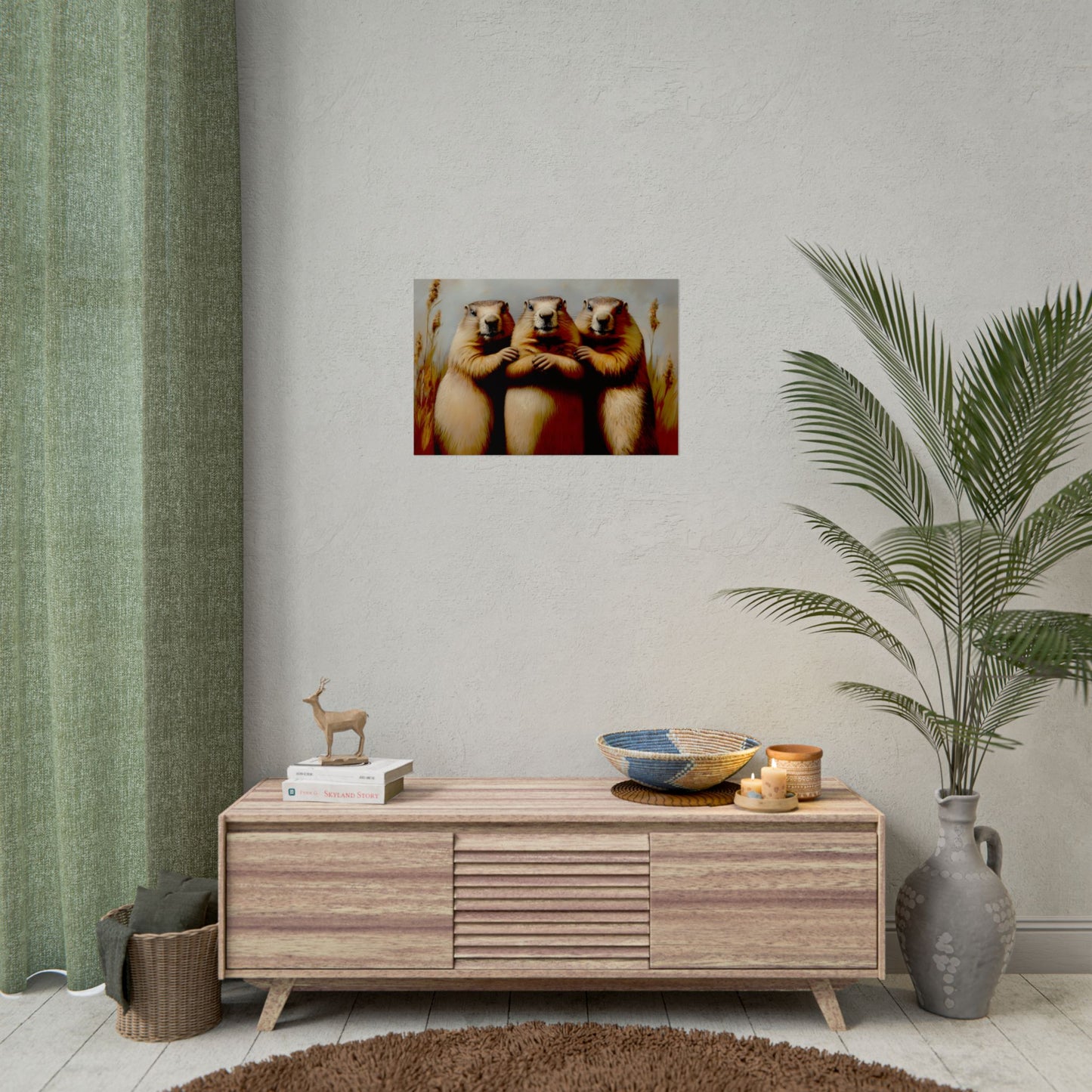 Groundhog Love - Premium Art Print