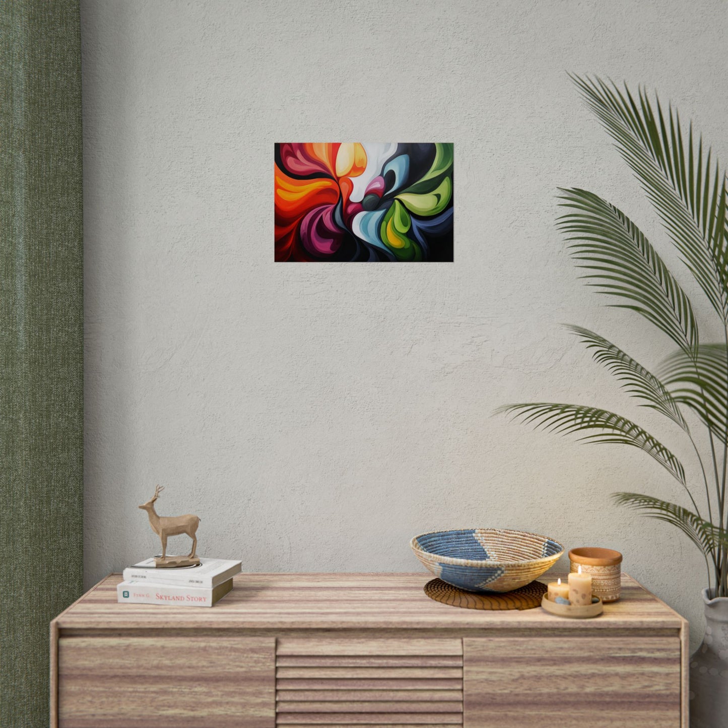 Beautiful Tones Abstract Art - Premium Art Print