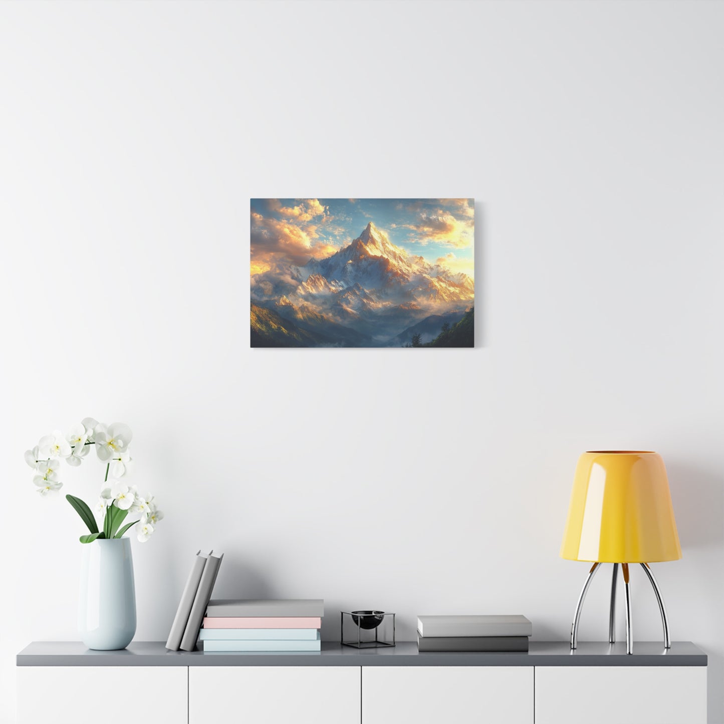 Majestic Glory Beautiful Mountain View - Canvas