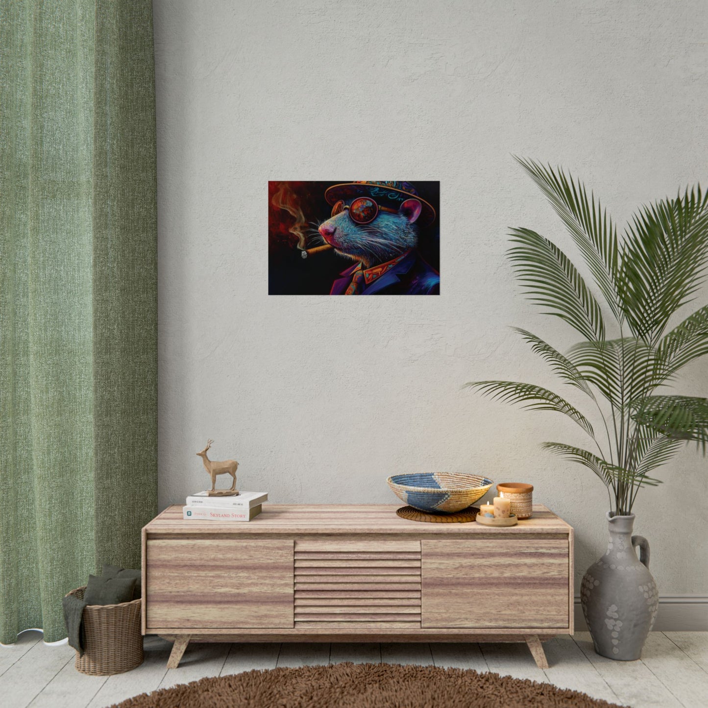 Gangster Rat Art - Premium Art Print