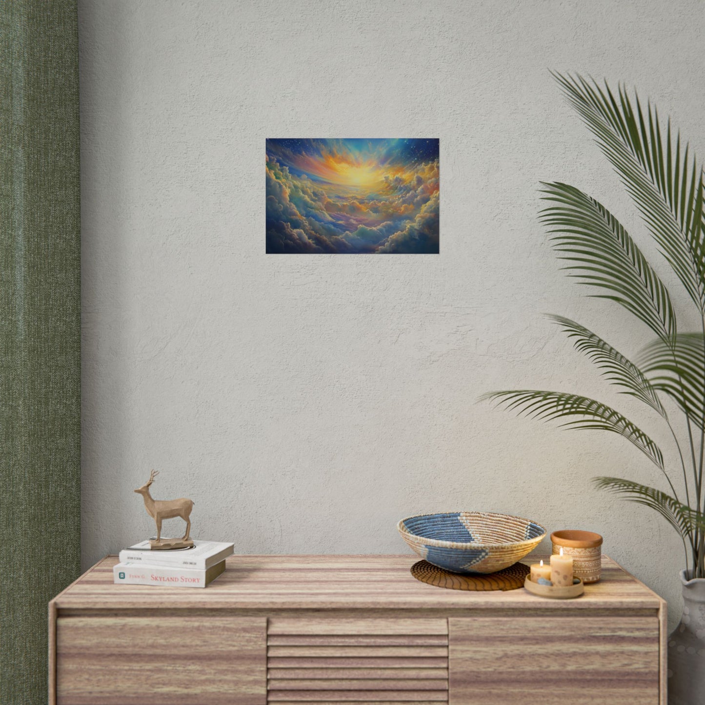 Serene Colorful Sky Art - Premium Art Print