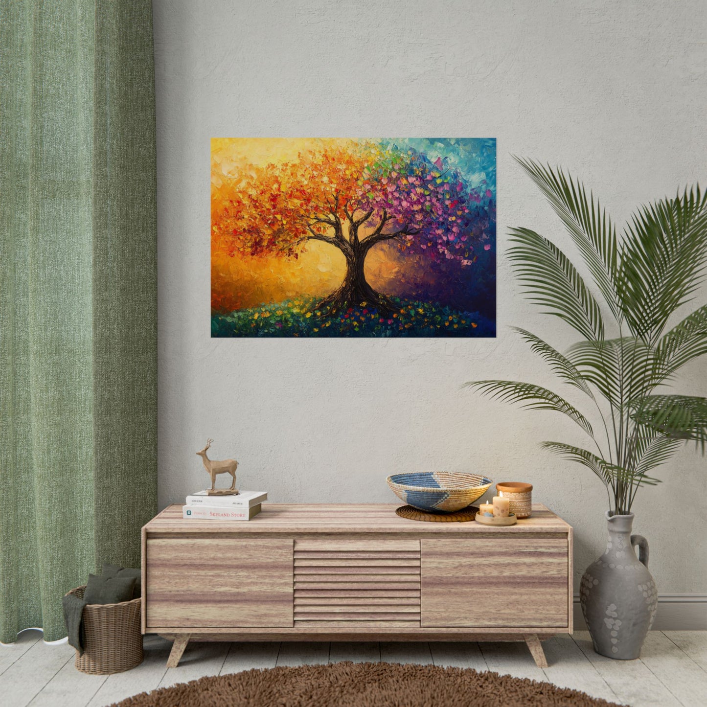 The Tree Of Colors - Premium Art Print