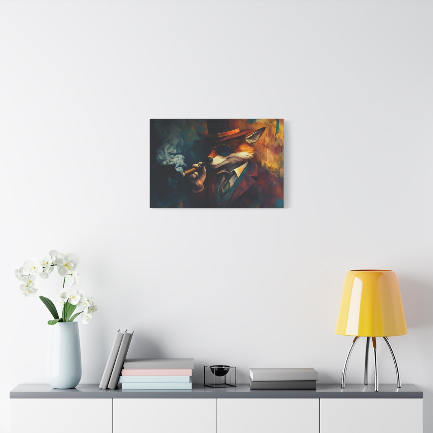 Gangster Fox Art - Canvas