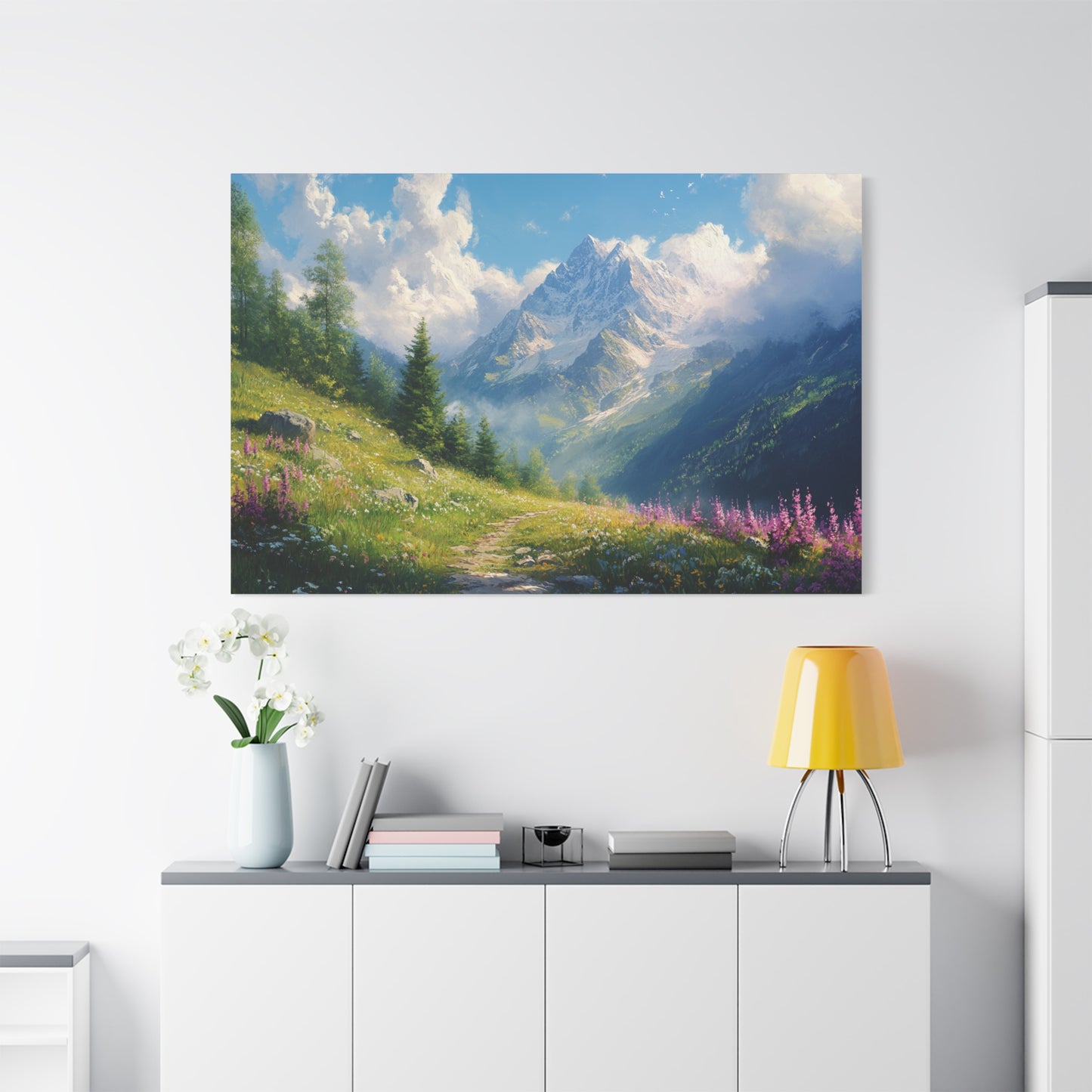 The Path Through The Mountains - Canvas