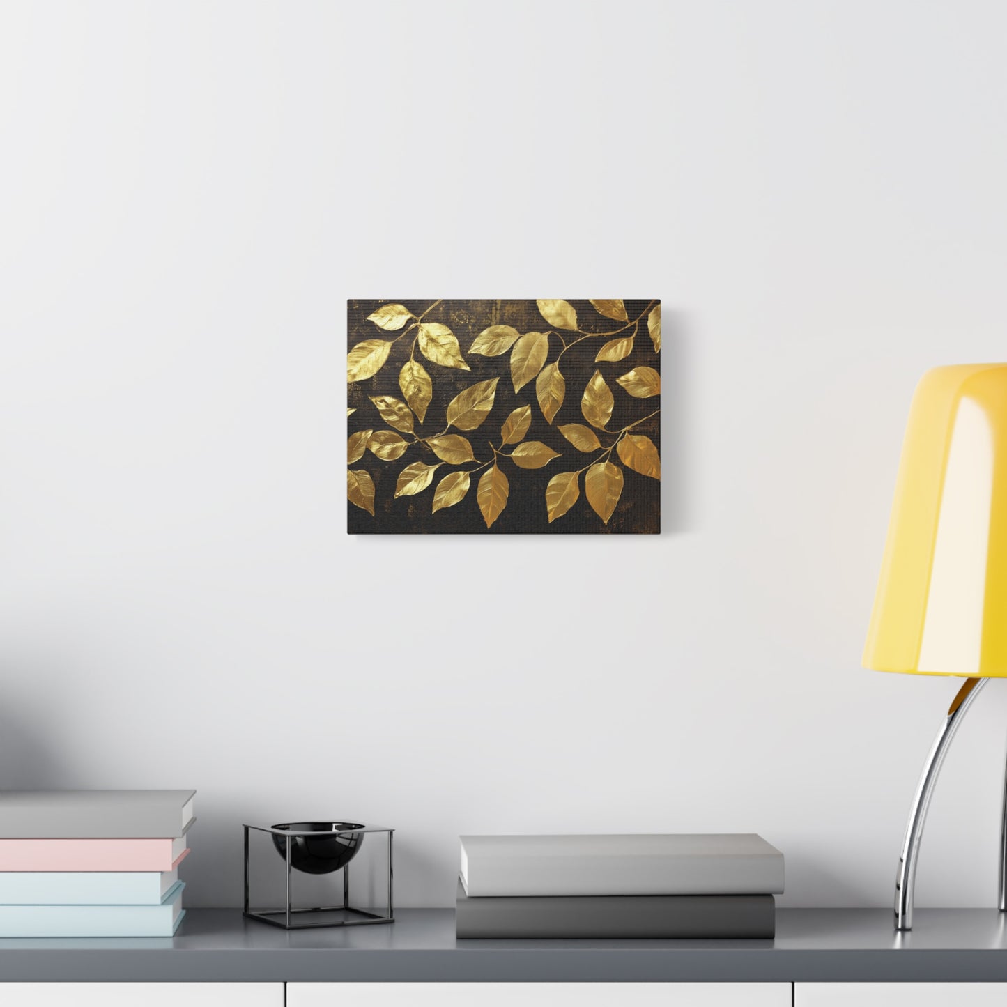 Gold Leaf Golden Leaves - Canvas