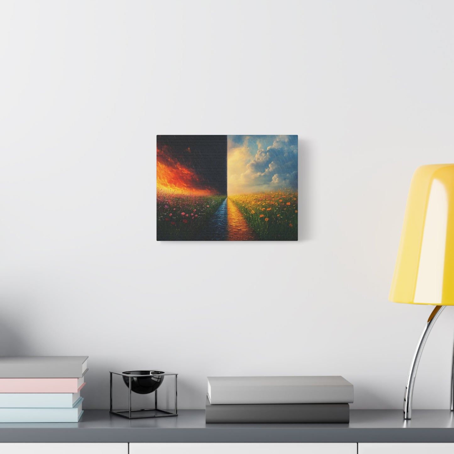 Light And Dark On The Same Path - Canvas