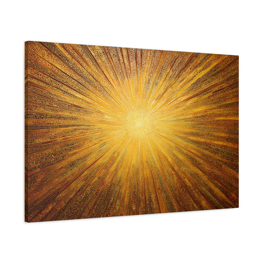 Abstract Sunrays Creativity Art - Canvas