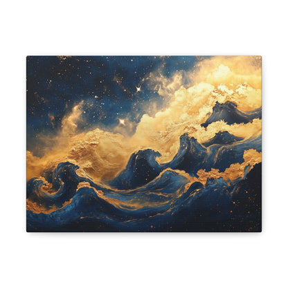 Gold Leaf Star Nursery - Canvas