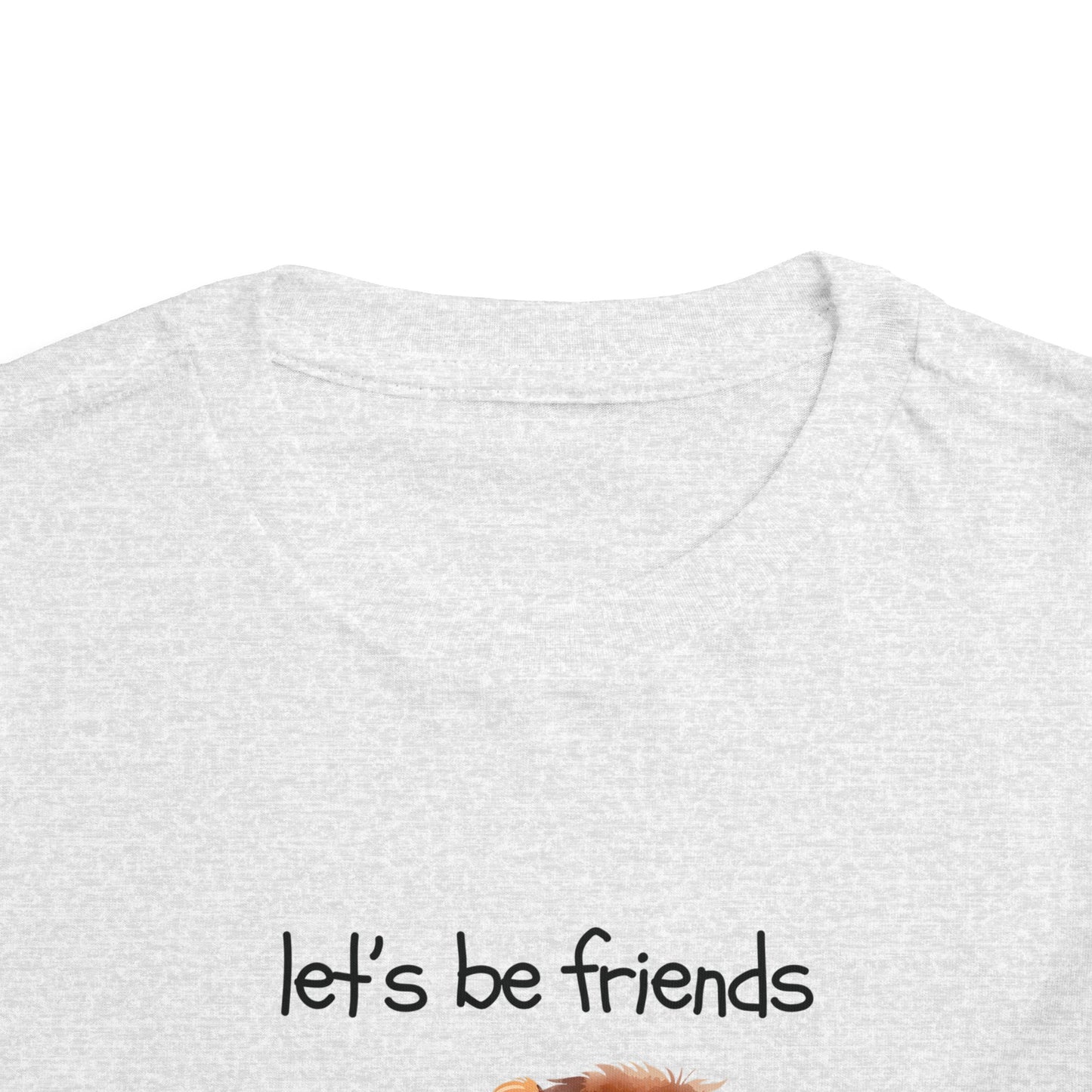 Let's Be Friends Toddler Cotton Tee