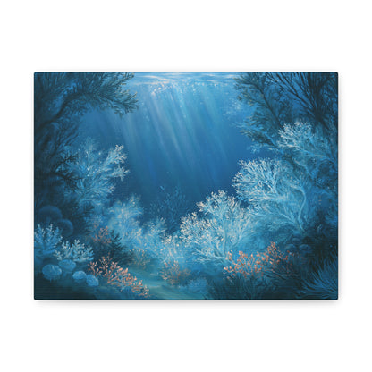 Underwater Coral Forest Art - Canvas