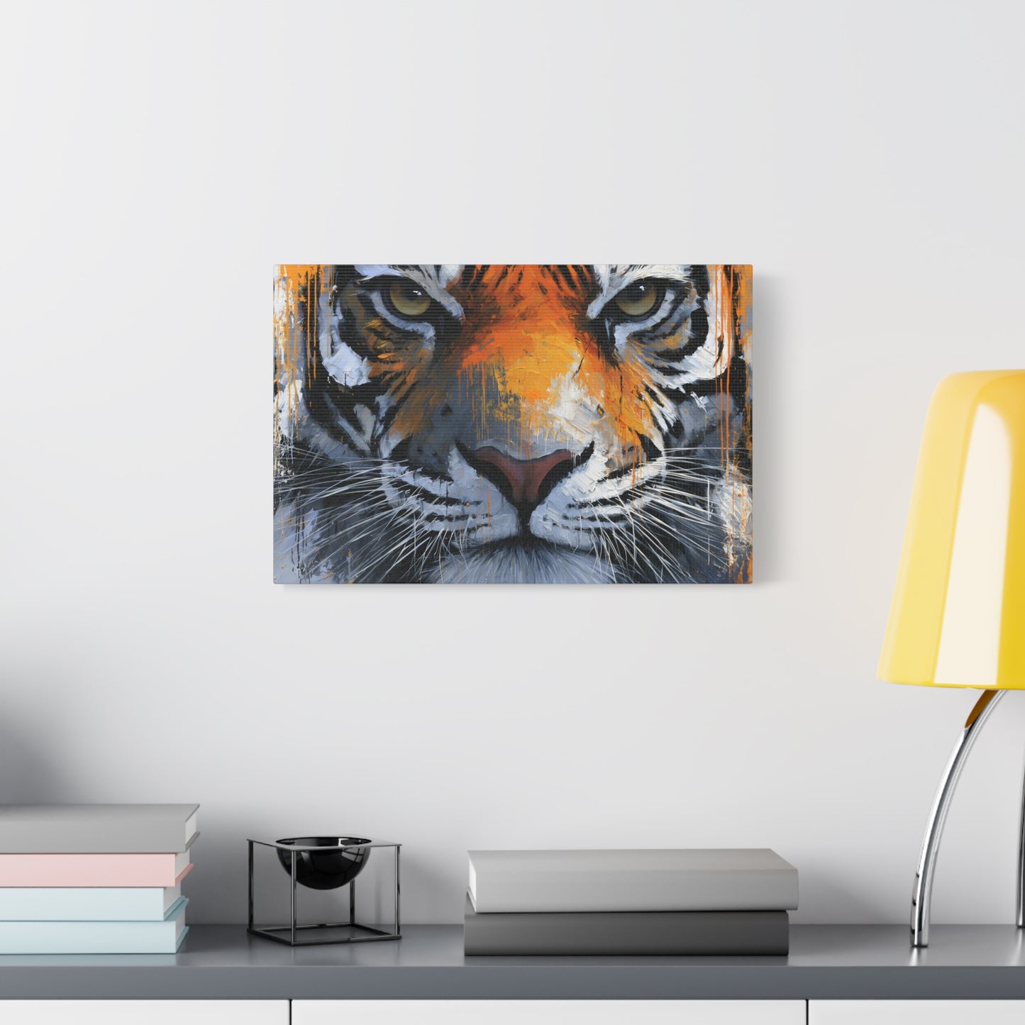 Abstract Tiger Canvas Art - Tiger Wall Decor