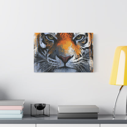 Abstract Tiger Canvas Art - Tiger Wall Decor
