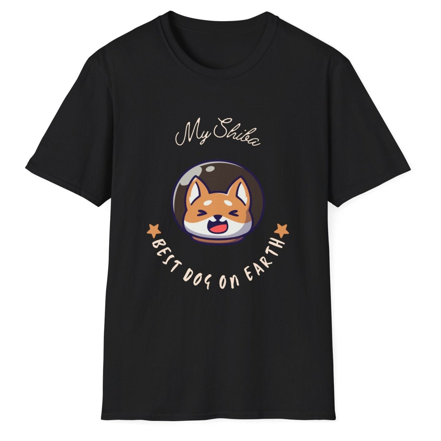 My Shiba, Best Dog On Earth, Unisex Softstyle T-Shirt