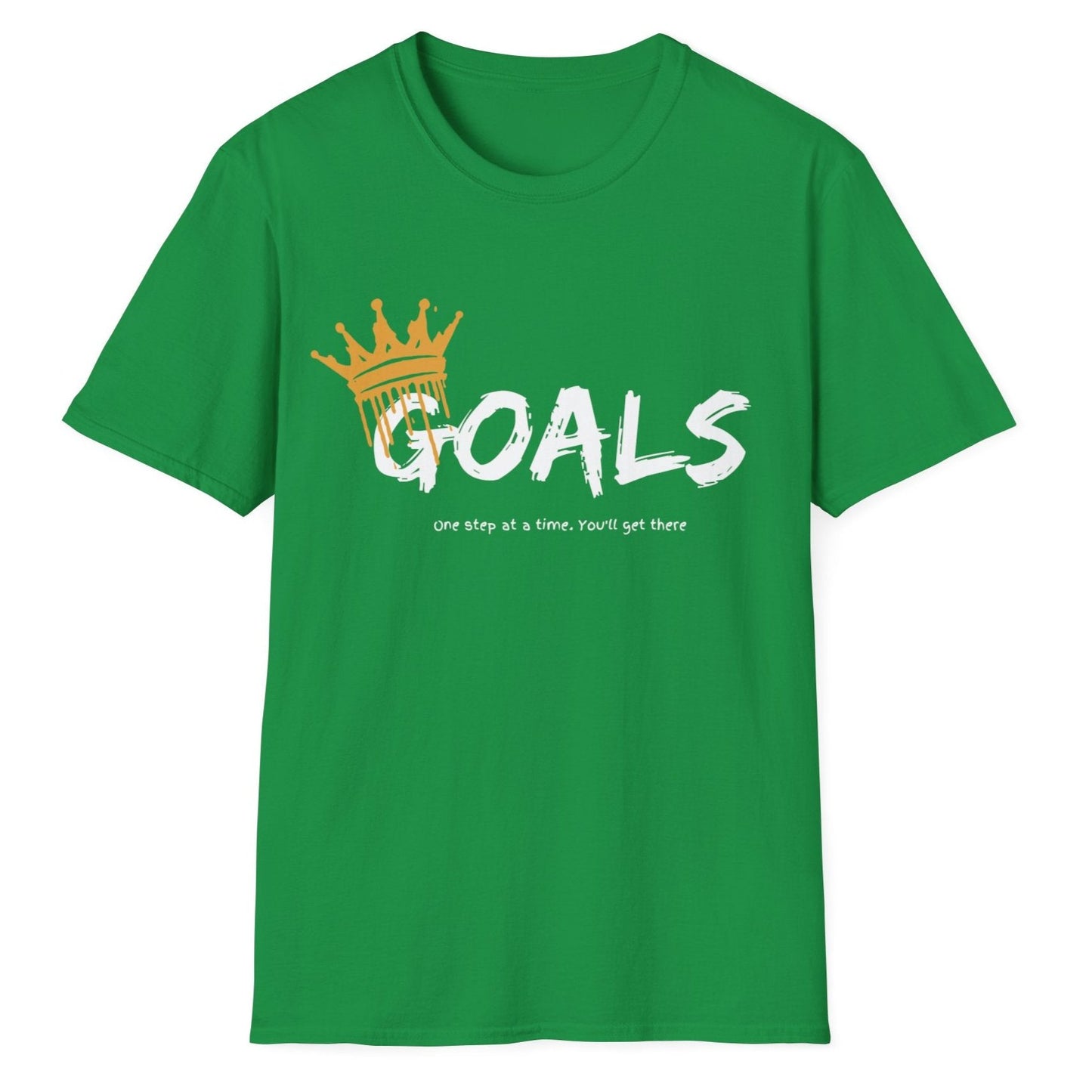 Goals, One Step At A Time, Unisex Softstyle T-Shirt