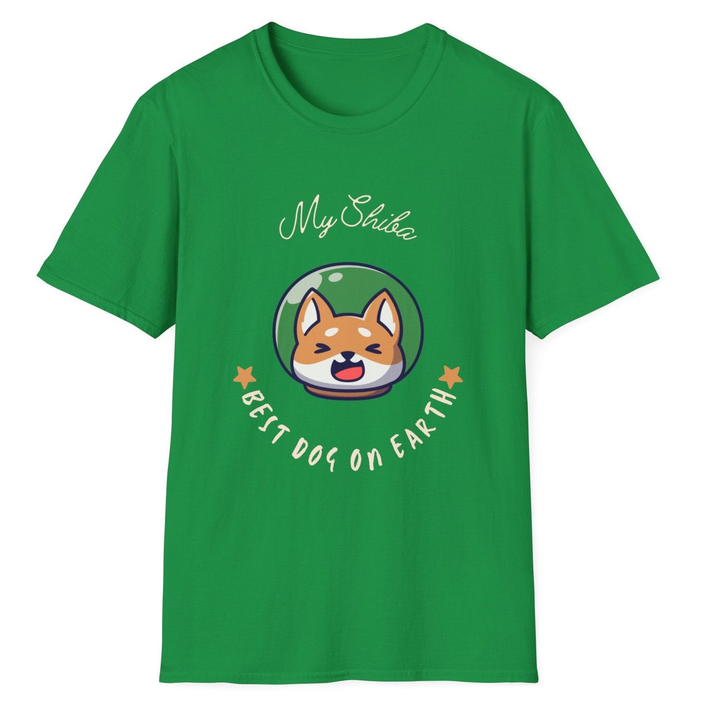 My Shiba, Best Dog On Earth, Unisex Softstyle T-Shirt