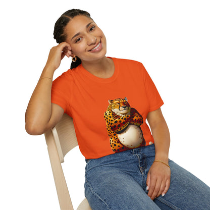 Fat Cheetah, Unisex Softstyle T-Shirt