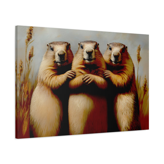 Groundhog Love - Canvas