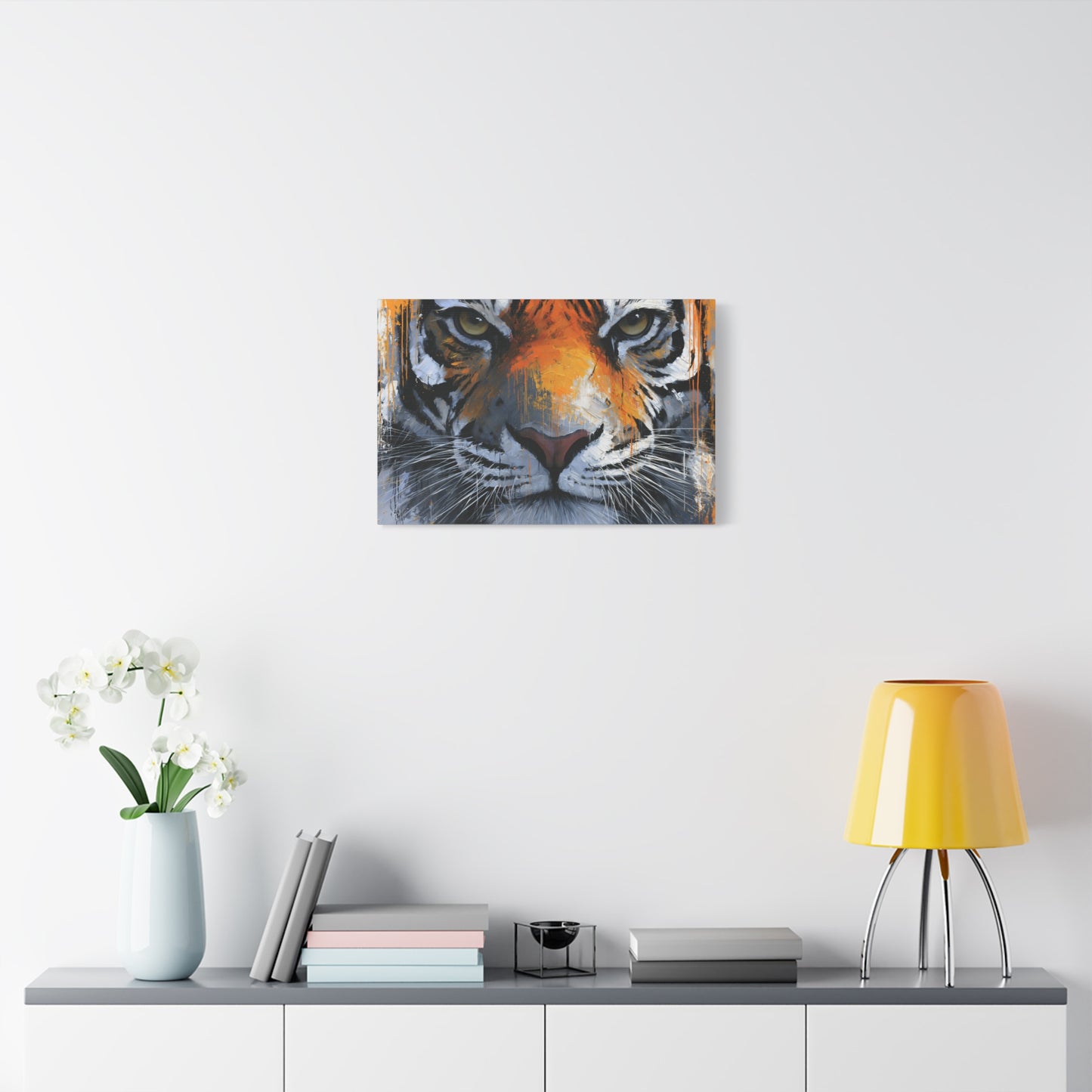Abstract Tiger Canvas Art - Tiger Wall Decor