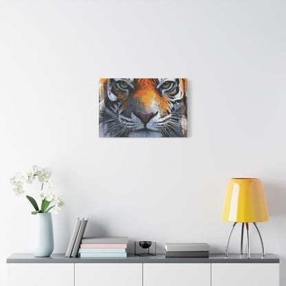 Abstract Tiger Canvas Art - Tiger Wall Decor