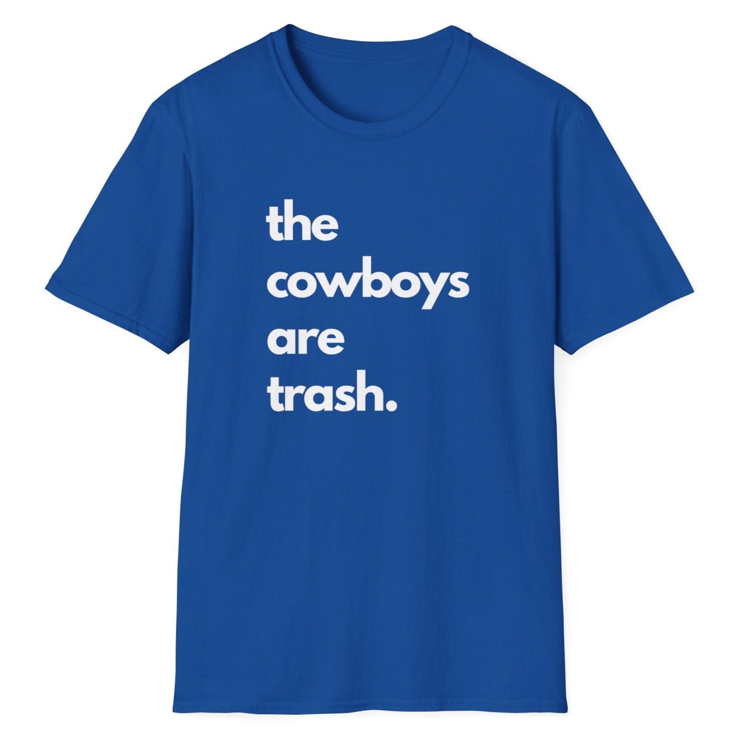 The Cowboys Are Trash, Smack Talk Unisex Multicolor Softstyle T-Shirt