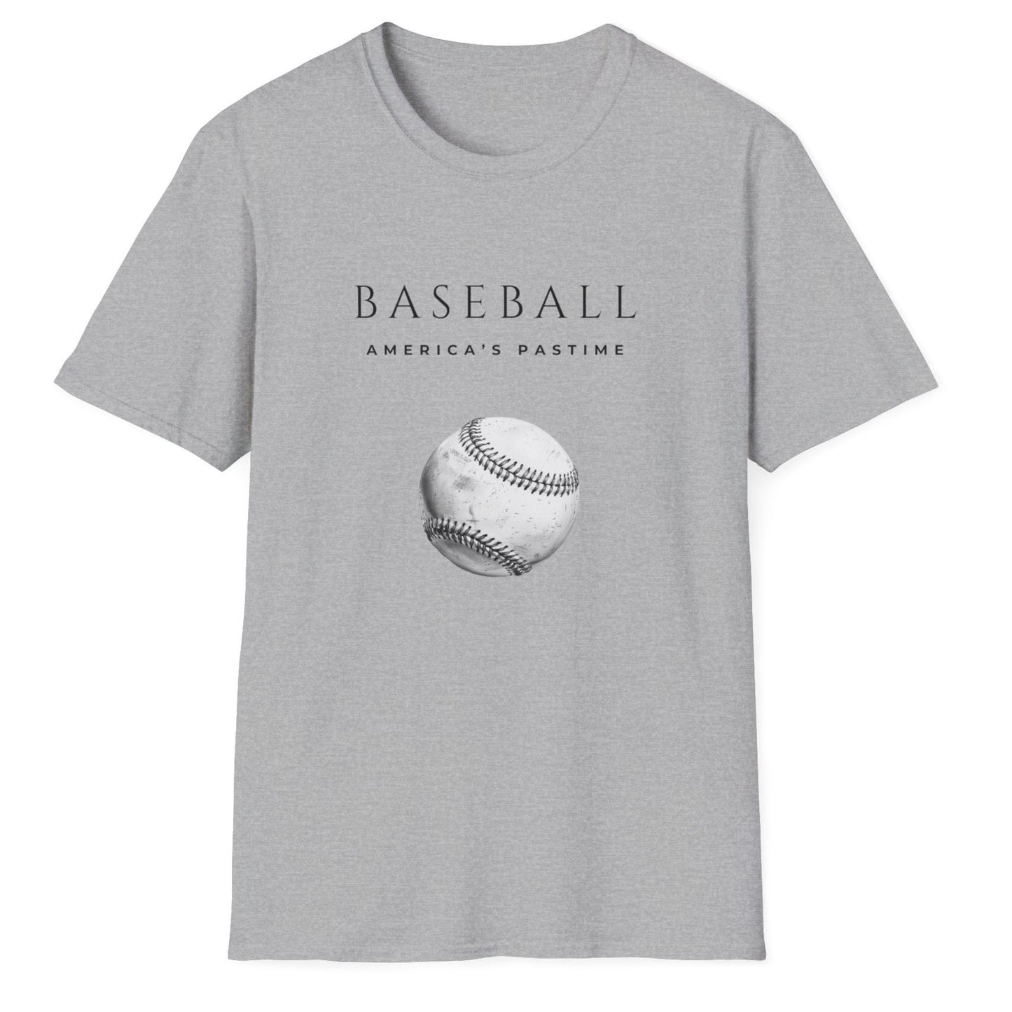 Baseball An American Pastime, Unisex Softstyle T-Shirt