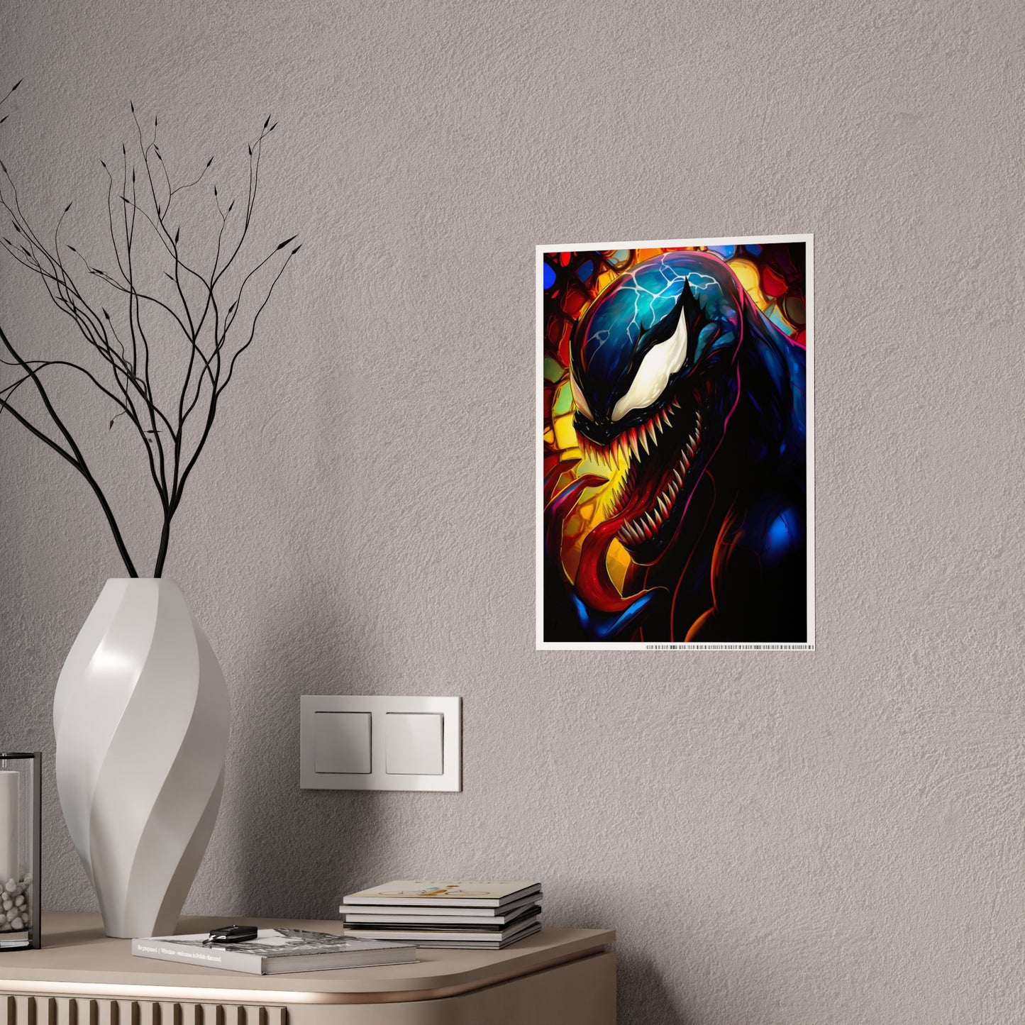 Mosaic Symbiote Glossy Art Print