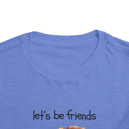 Let's Be Friends Toddler Cotton Tee