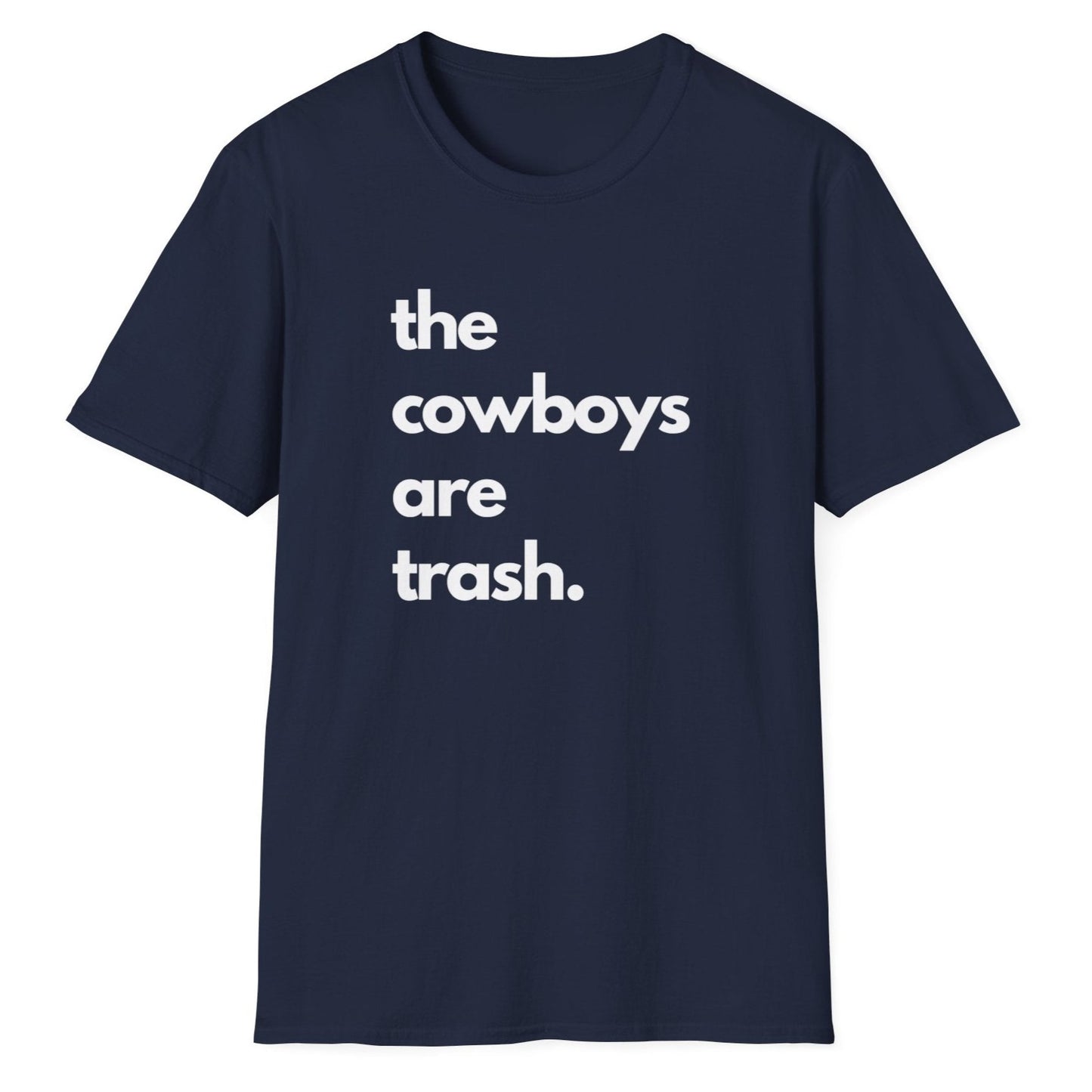 The Cowboys Are Trash, Smack Talk Unisex Multicolor Softstyle T-Shirt