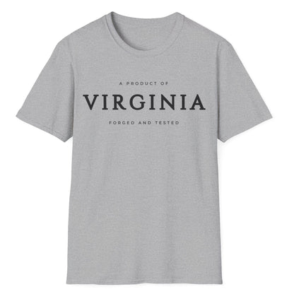 A Product of Virginia, Unisex Softstyle T-Shirt