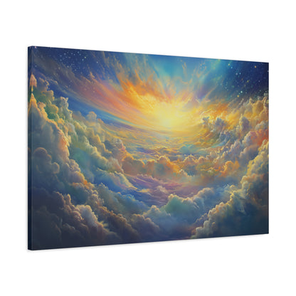 Serene Colorful Sky Art - Canvas