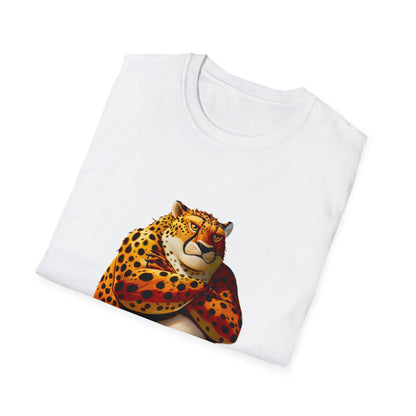 Fat Cheetah, Unisex Softstyle T-Shirt