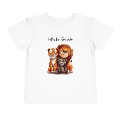 Let's Be Friends Toddler Cotton Tee